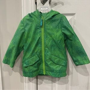 Toddler dino rain jacket